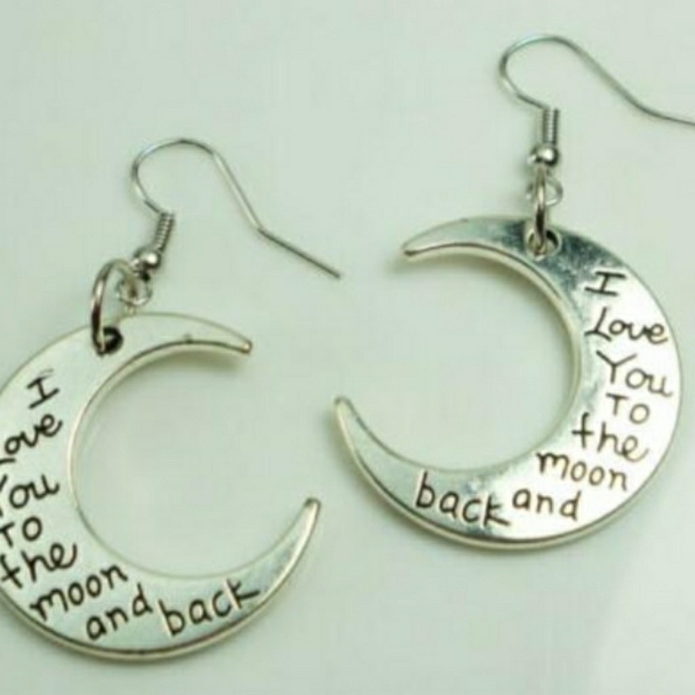 Moon And Back Earrings - Picture 3 of 5